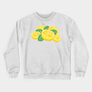 Lemon Mint Splash Crewneck Sweatshirt